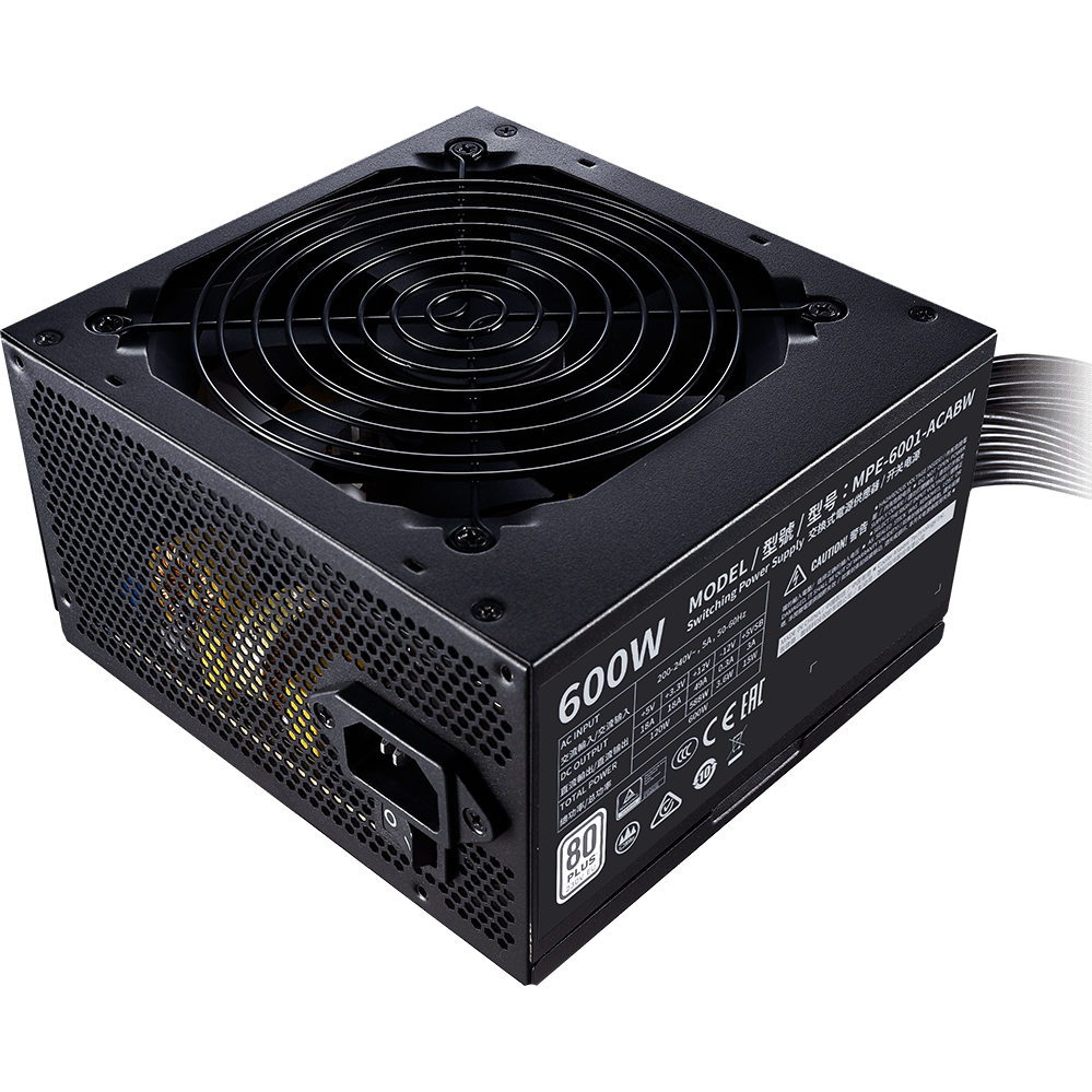 Блок питания 600W Cooler Master MWE White V2 (MPE-6001-ACABW-EU)