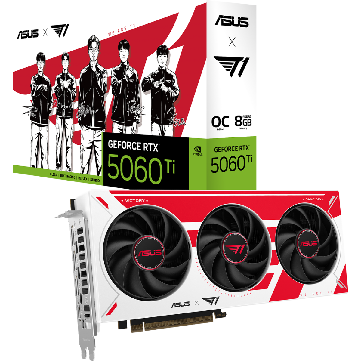 Видеокарта NVIDIA GeForce RTX 5060 Ti ASUS T1 OC 8GB (T1-RTX5060TI-O8G-GAMING) - фото 9