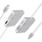 Переходник Mini DisplayPort (M) - DisplayPort (M), HDMI (F), DVI (F), VGA (F), KS-IS KS-781 - фото 2