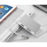 Переходник Mini DisplayPort (M) - DisplayPort (M), HDMI (F), DVI (F), VGA (F), KS-IS KS-781