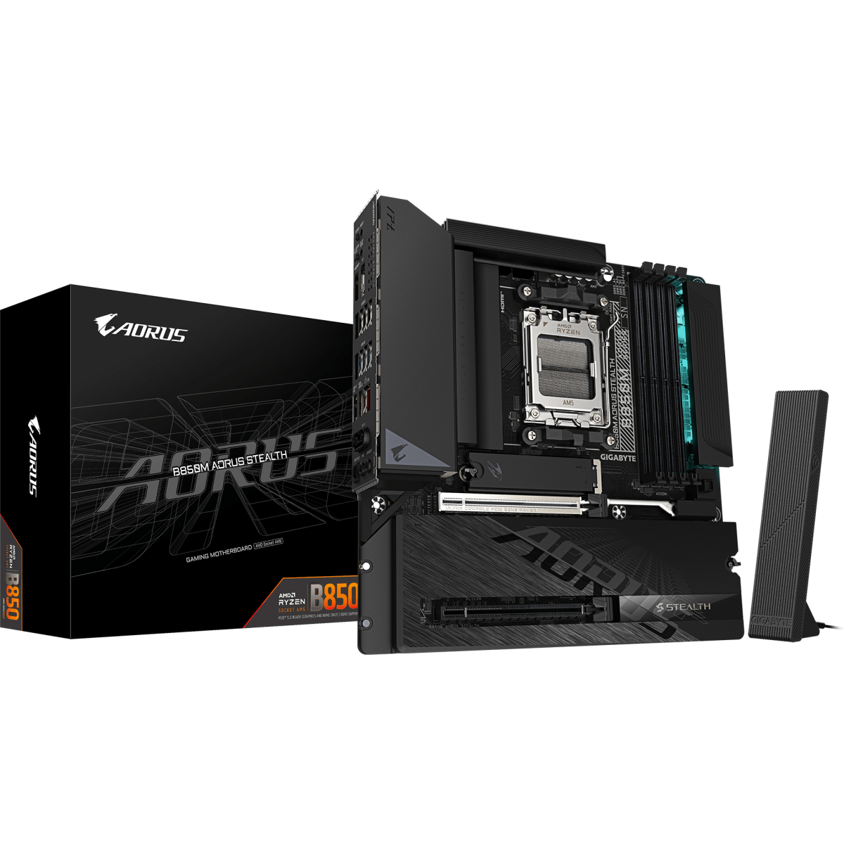 Материнская плата Gigabyte B850M AORUS STEALTH - фото 6