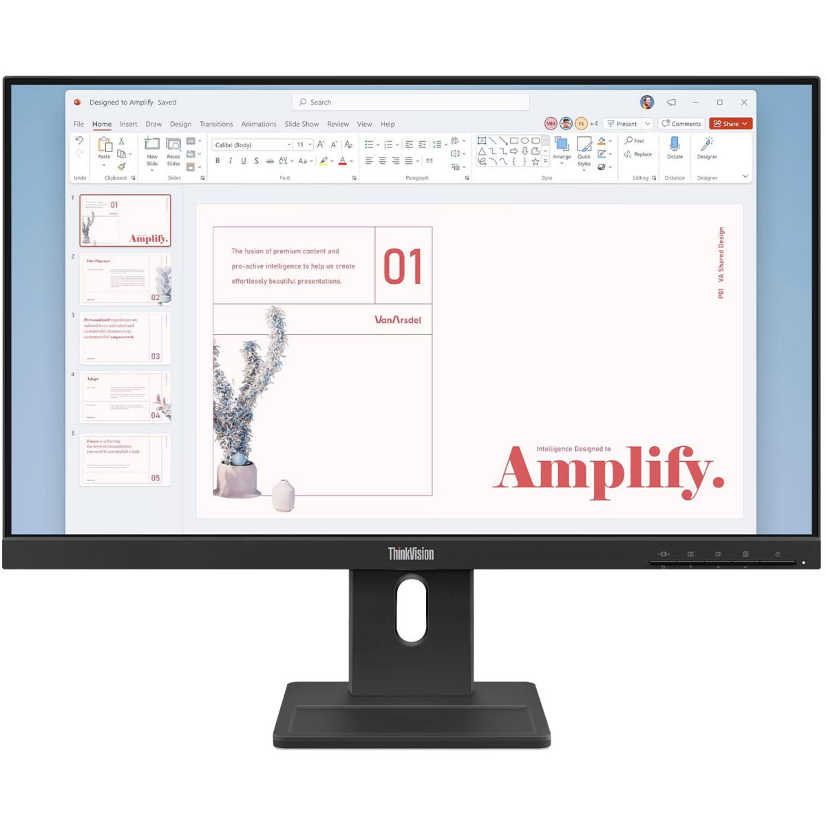 Монитор Lenovo 24" ThinkVision E24-40 (64BAMAT1UK)