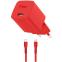 Сетевое зарядное устройство ttec SmartCharger Pro GAN 20W Neon Red + Lightning Cable - 2SCG20LNK
