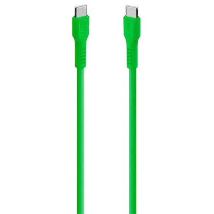 Кабель USB Type-C - USB Type-C, 1.2м, ttec 2DK59NY Green
