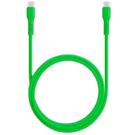Кабель USB Type-C - USB Type-C, 1.2м, ttec 2DK59NY Green - фото 2
