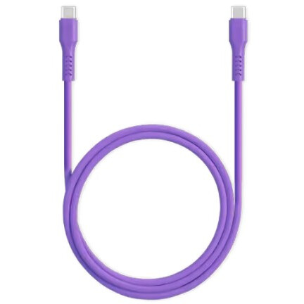 Кабель USB Type-C - USB Type-C, 1.2м, ttec 2DK59NMR Purple - фото 2