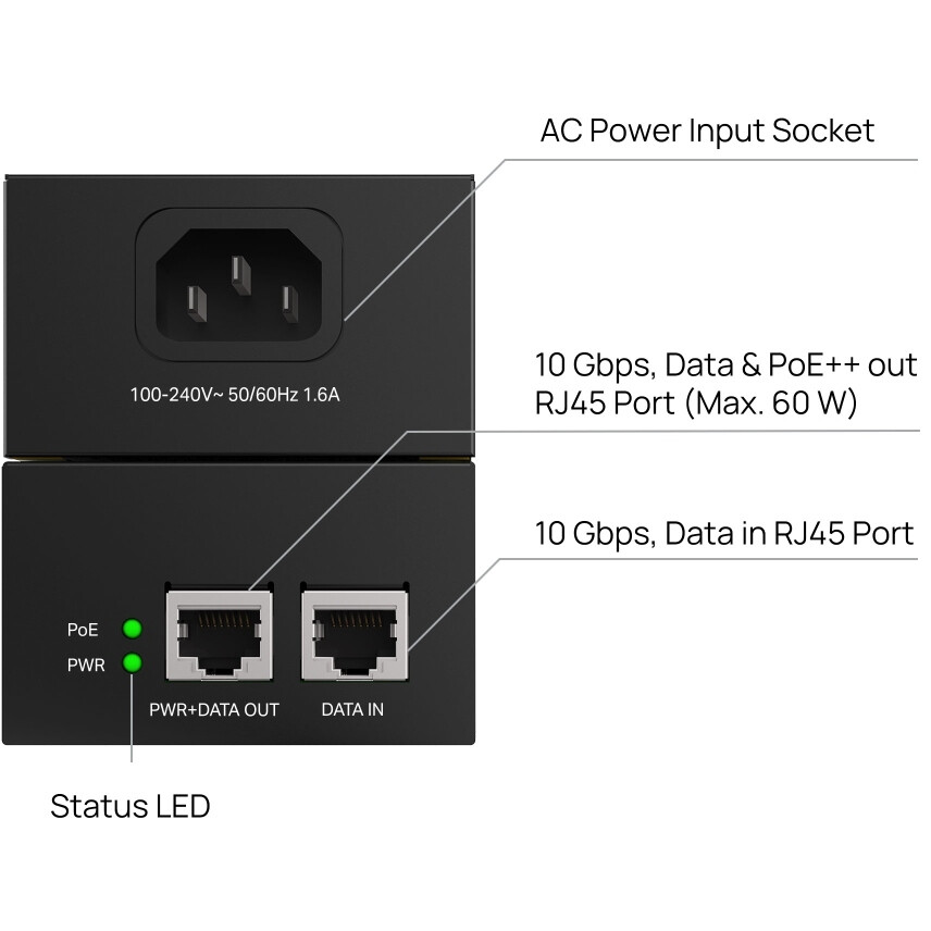 PoE инжектор TP-Link POE370S - фото 3