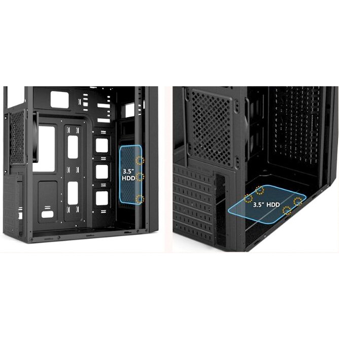 ..... Корпус Zalman ZM-T6 Black, царапина на боковой панели корпуса - фото 9