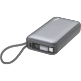 Внешний аккумулятор ttec ReCharger Pro LCD 10000mAh PD 20W Grey (2BB275UG)