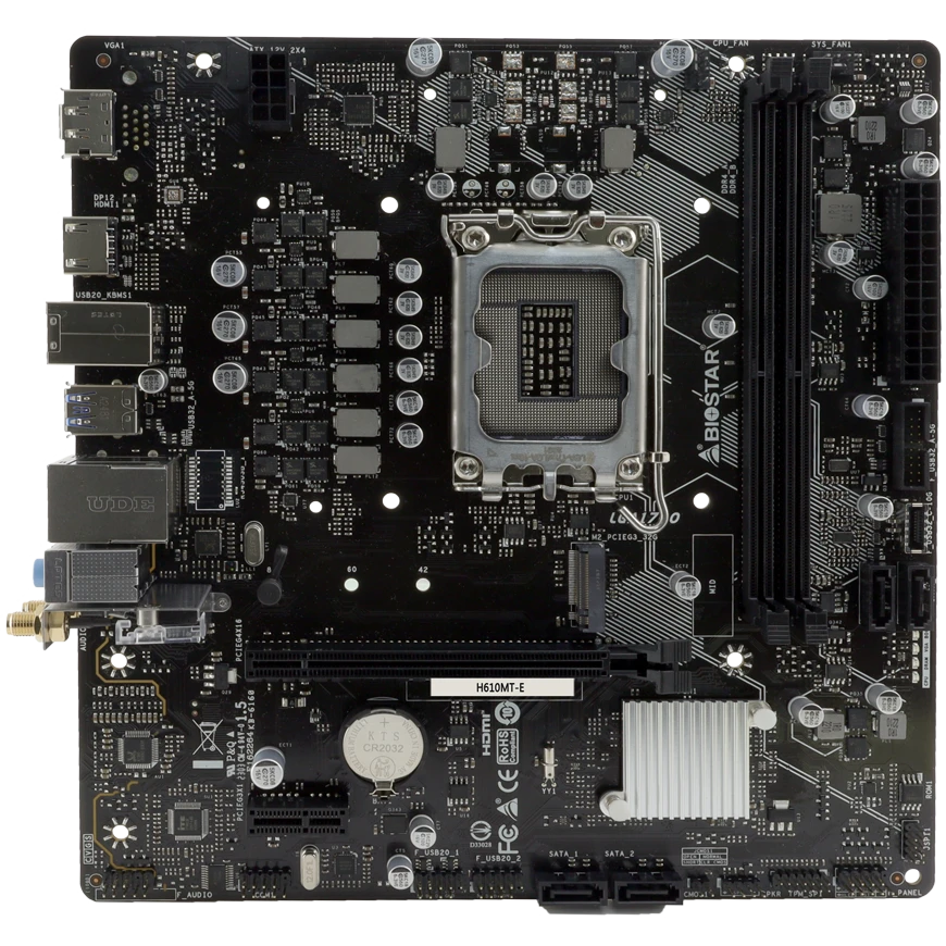 Материнская плата Biostar H610MT-E