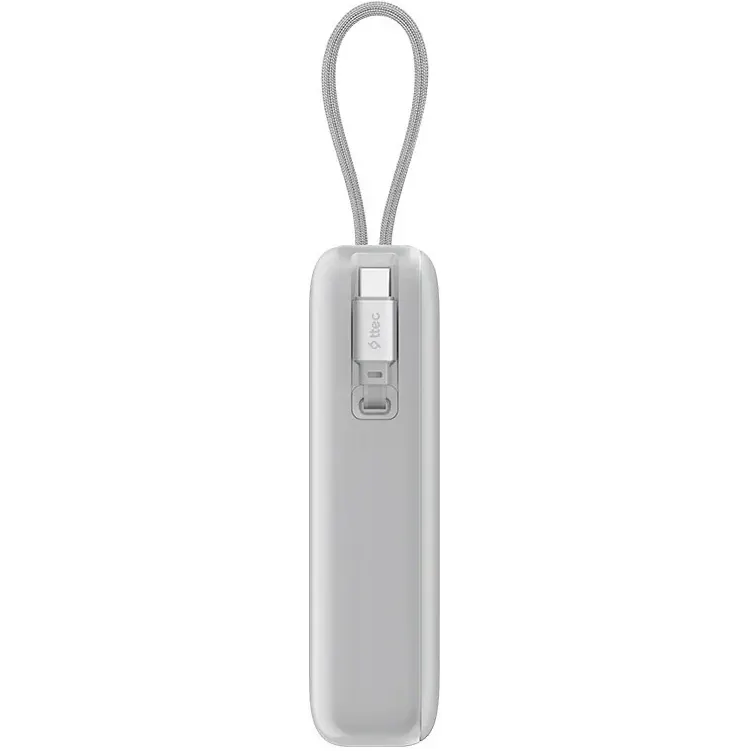 Внешний аккумулятор ttec ReCharger Pro LCD 20000mAh PD 45W Silver - 2BB277G - фото 7