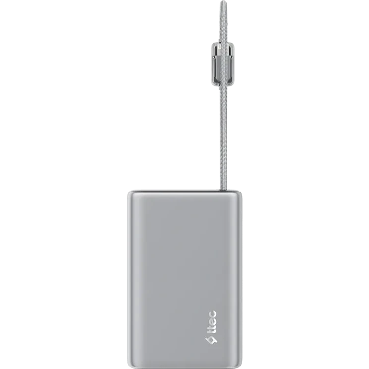 Внешний аккумулятор ttec ReCharger Pro Max TFT 20000mAh PD 45W Silver - 2BB281G - фото 2