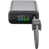 Внешний аккумулятор ttec ReCharger Pro TFT 10000mAh PD 20W Space Grey (2BB278UG)