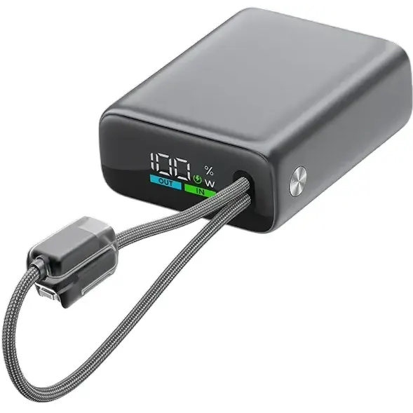 Внешний аккумулятор ttec ReCharger Pro TFT 10000mAh PD 20W Space Grey - 2BB278UG - фото 5