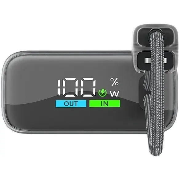 Внешний аккумулятор ttec ReCharger Pro TFT 10000mAh PD 20W Space Grey - 2BB278UG - фото 6