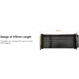 Кабель удлинительный PCI-E x16 - PCI-E x16, 0.27м, PCcooler RC205 BK 5.0