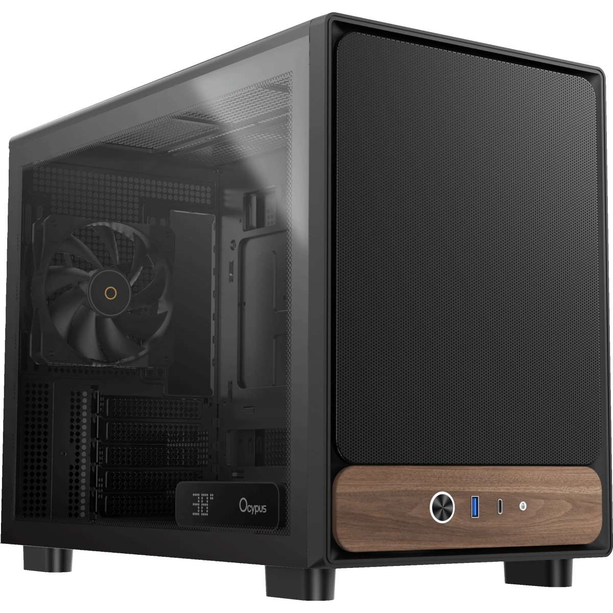 Корпус Ocypus Delta C40 BK Digital - Delta-C40-BKG300XX-GL