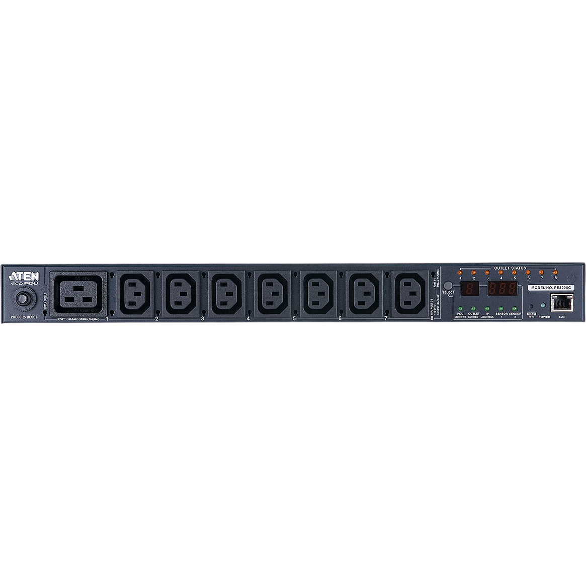 Блок розеток ATEN PE8208G-ATB-G - фото 2