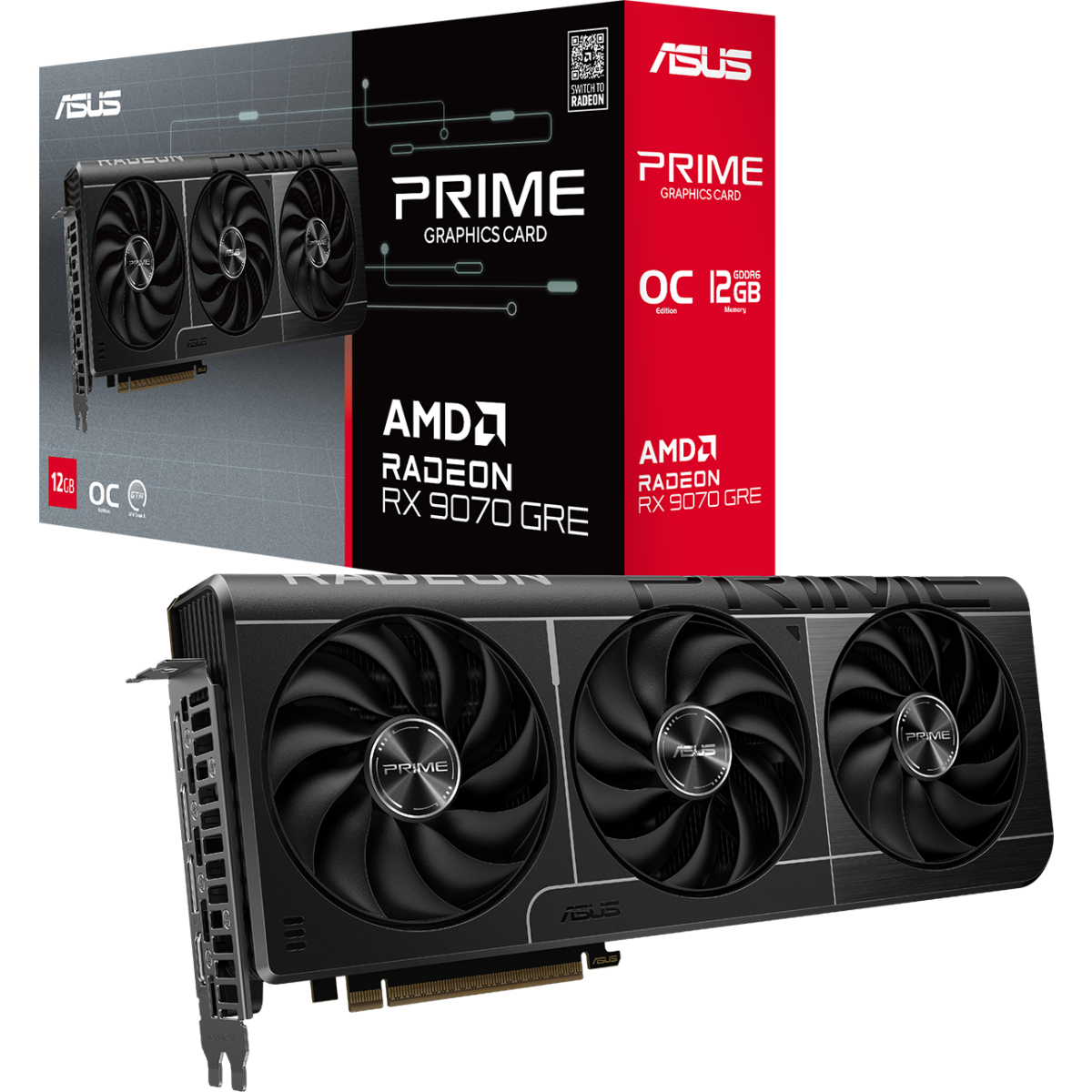 Видеокарта AMD Radeon RX 9070 GRE ASUS PRIME OC 12GB (PRIME-RX9070GRE-O12G) - фото 10