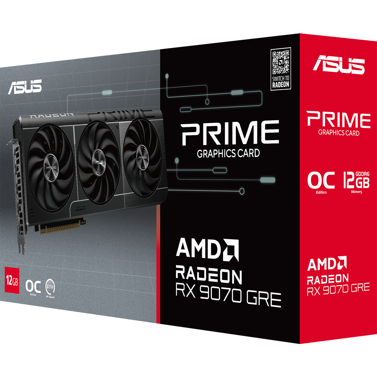 Видеокарта AMD Radeon RX 9070 GRE ASUS PRIME OC 12GB (PRIME-RX9070GRE-O12G) - фото 11