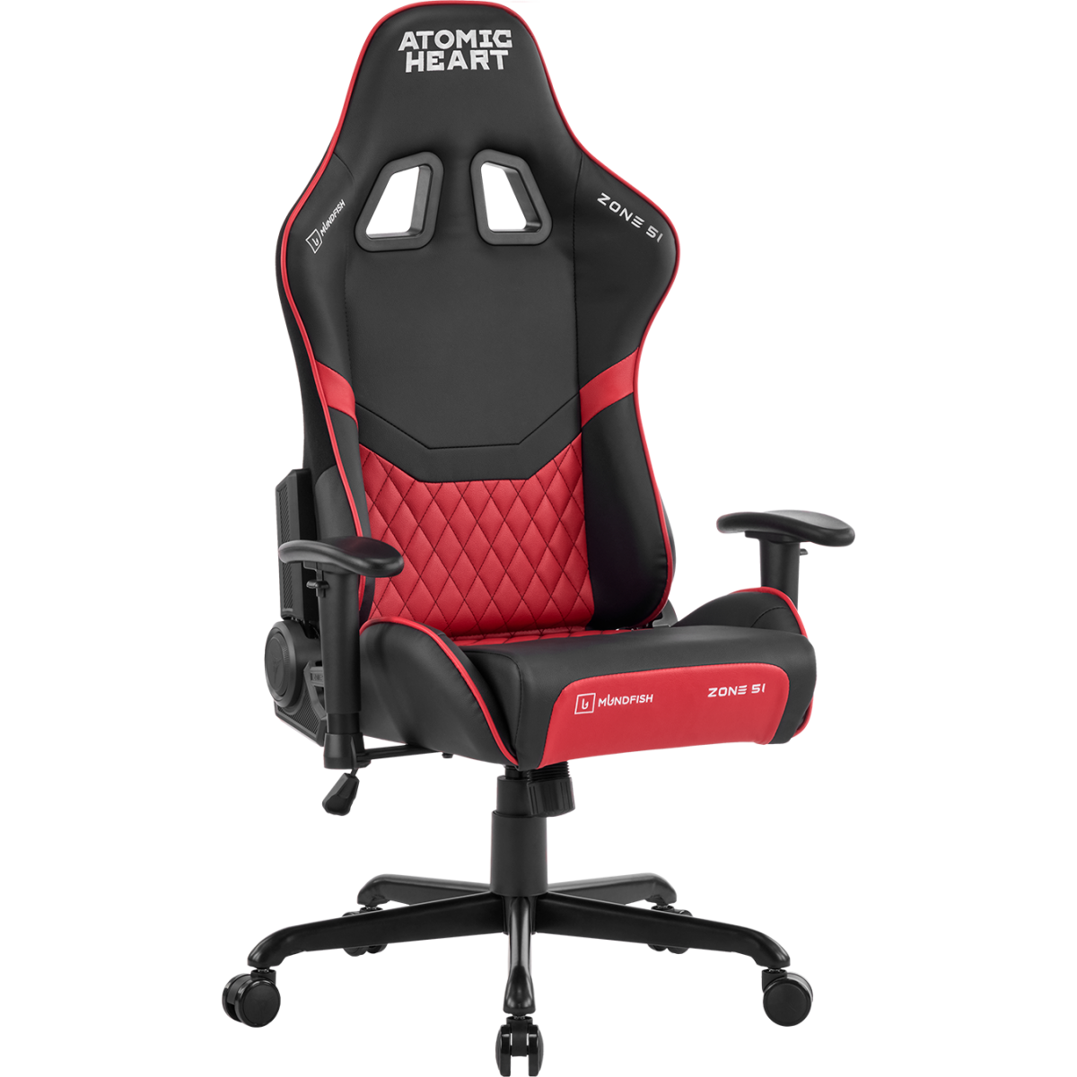 Игровое кресло ZONE 51 ATOMIC CHEVRON Black/Red - Z51-ATO-CHE-BR
