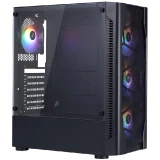 ..... Корпус 1STPLAYER DK D4 FRGB Black, царапина на передней панели корпуса (D4-BK-4F1)