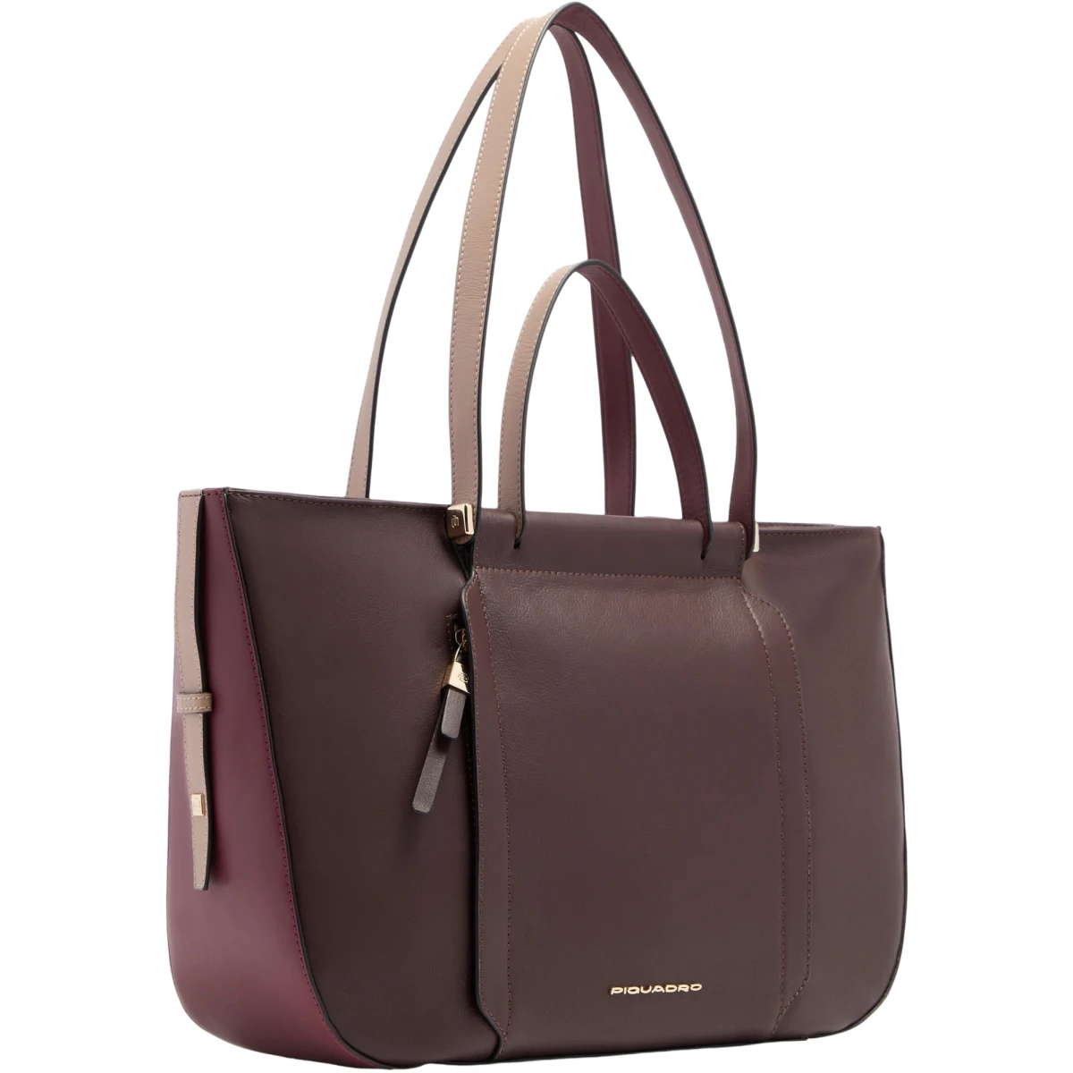 Сумка для ноутбука Piquadro Leather Tote 14" Burgundy (BD7136W92/BORO) - фото 2