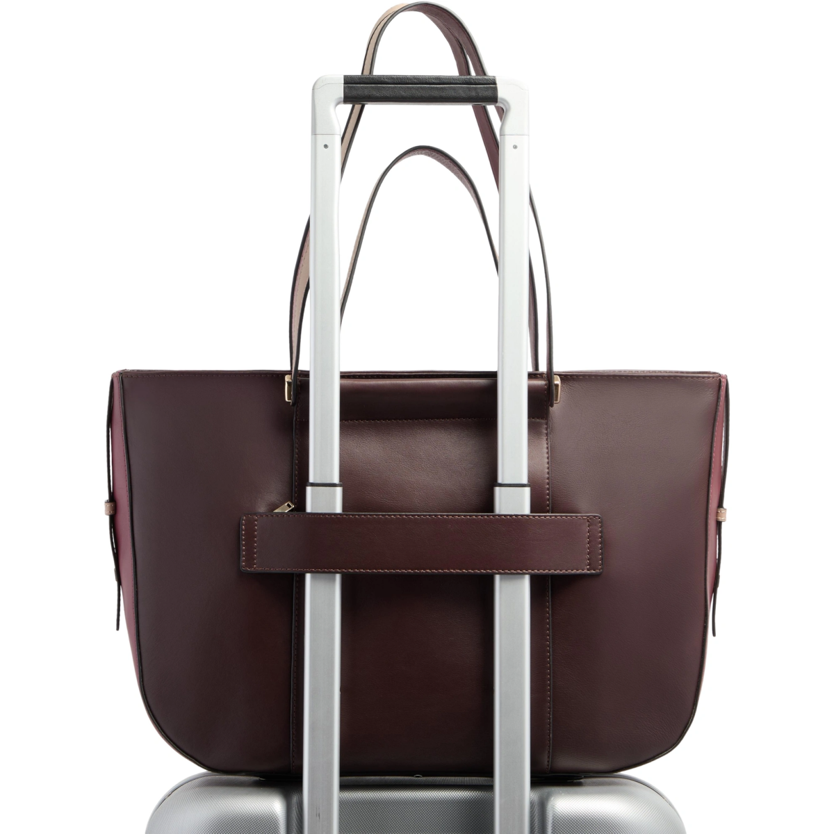 Сумка для ноутбука Piquadro Leather Tote 14" Burgundy (BD7136W92/BORO) - фото 5