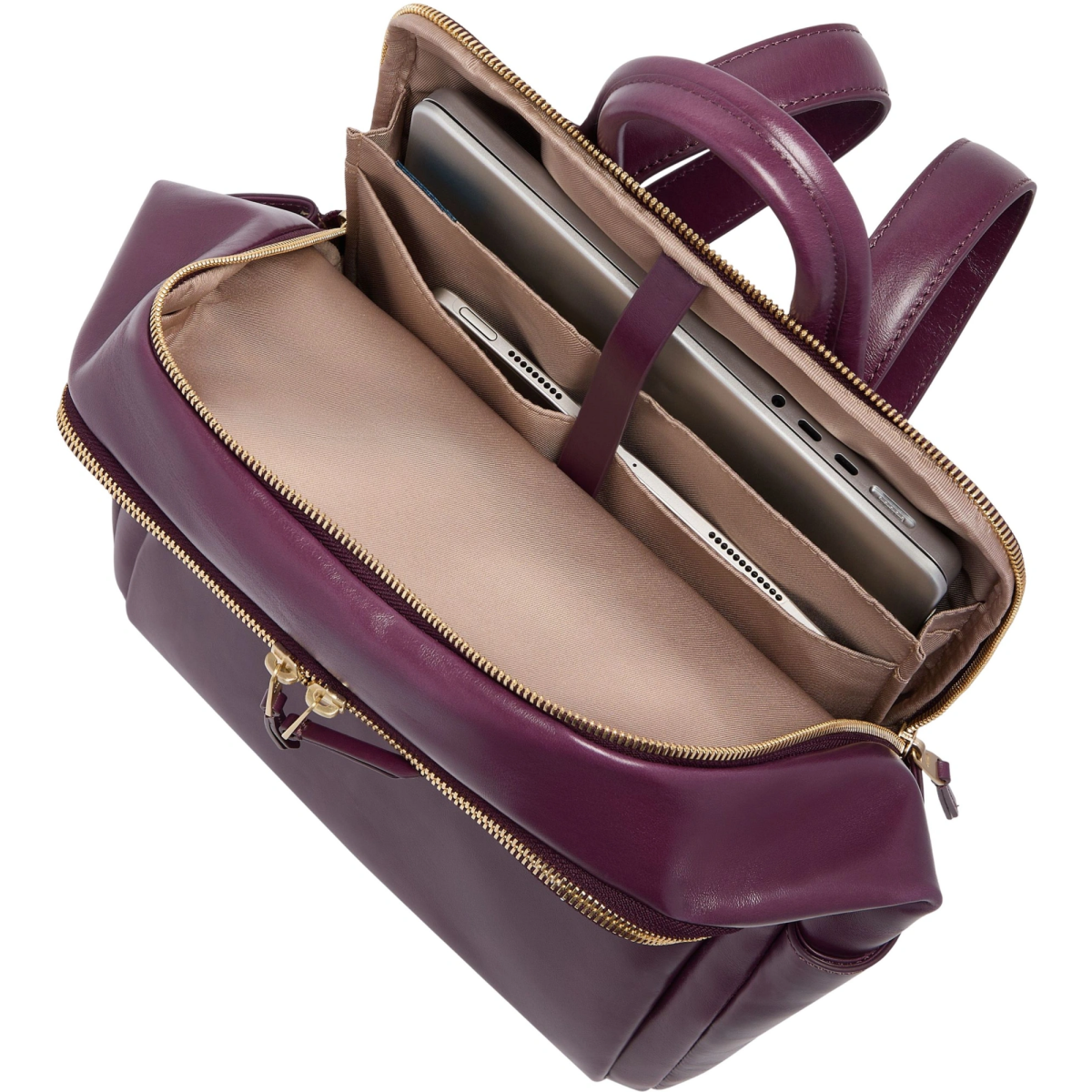 Рюкзак для ноутбука Piquadro Women’s Laptop Backpack 14" Bordeaux (CA6678B2/BO) - фото 5