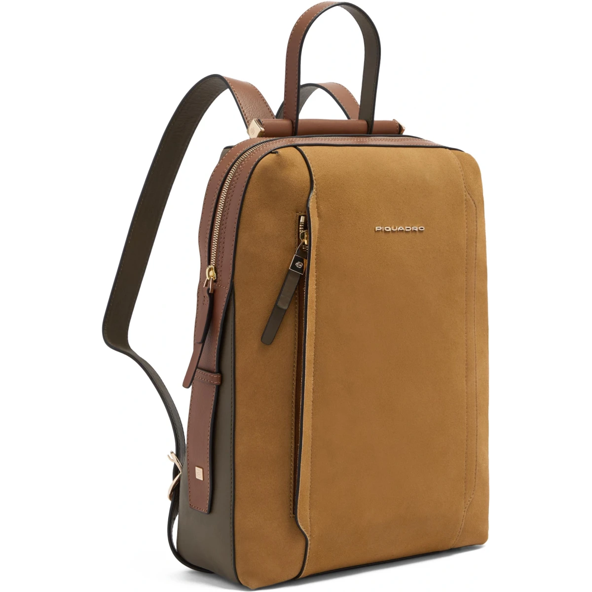 Рюкзак для ноутбука Piquadro Women’s Laptop Backpack 14" Sabbia/Verde (CA4576W92/SAVES) - фото 2