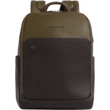 Рюкзак для ноутбука Piquadro Laptop Backpack 14" Green/Brown (CA6501B3/VETM)