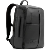Рюкзак для ноутбука Piquadro Expandable Leather Travel Backpack 15.6" Black (CA7162W137/N)