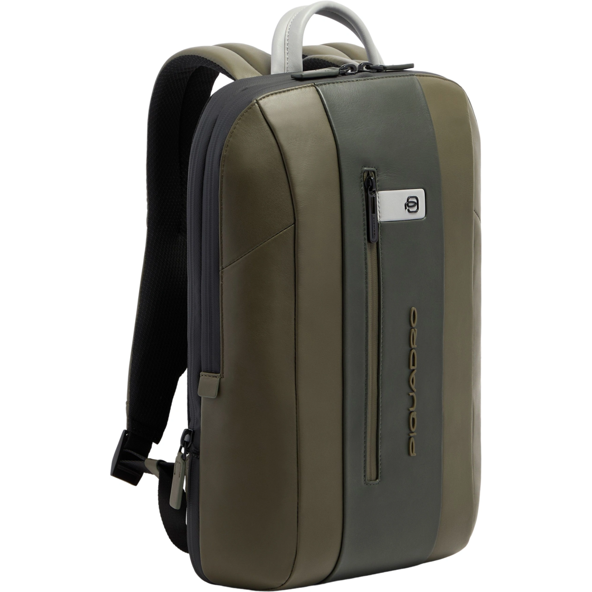 Рюкзак для ноутбука Piquadro Expandable Laptop Backpack 15.6" Green/Grey (CA6384UB00/GRN) - фото 2