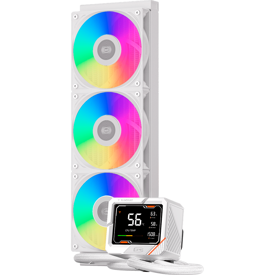 Система жидкостного охлаждения PCcooler GT360M ARGB Digital White - GT360-WHAWXX-GL