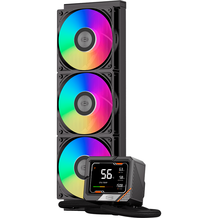 Система жидкостного охлаждения PCcooler GT360M ARGB Digital Black - GT360-BKAWXX-GL