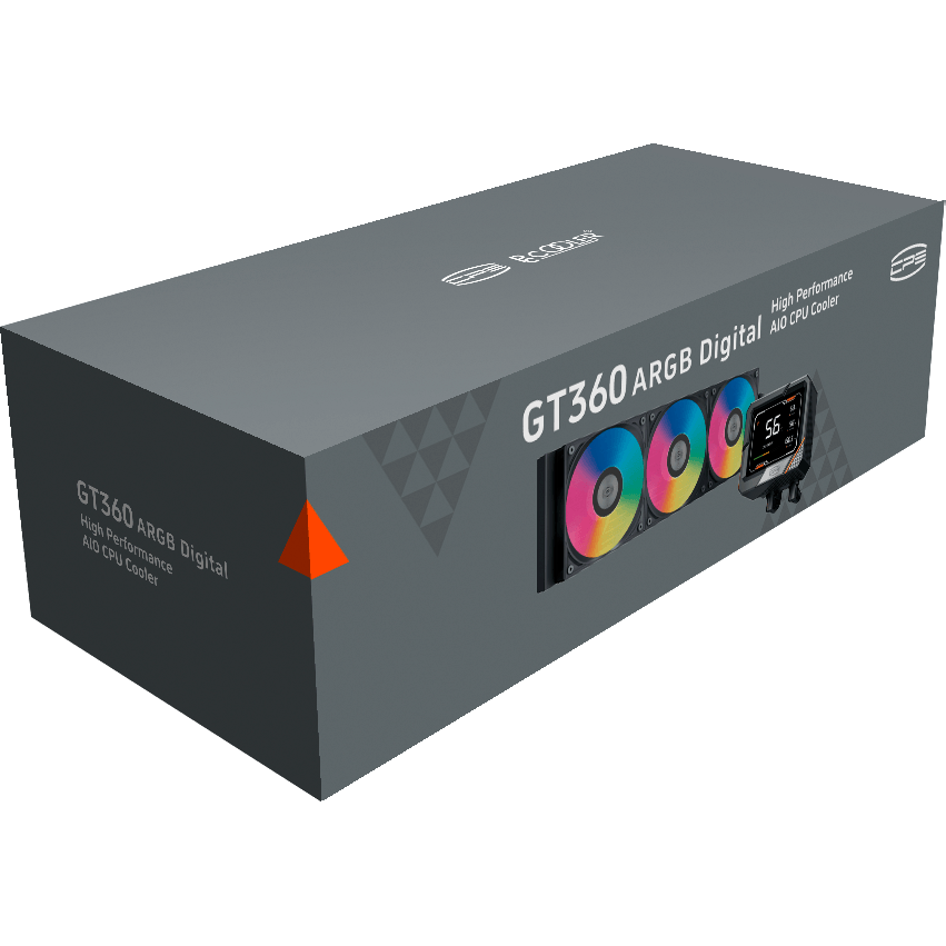 Система жидкостного охлаждения PCcooler GT360M ARGB Digital Black - GT360-BKAWXX-GL - фото 6