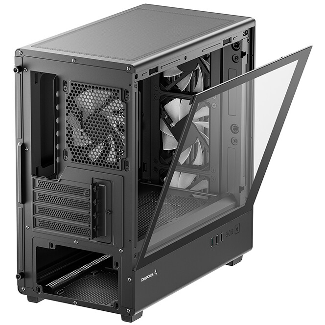 Корпус DeepCool CC350 4F ARGB Black - R-CC350BKANA4-G - фото 6