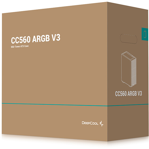 Корпус DeepCool CC560 ARGB V3 Black - R-CC560-BKAGA4-G-3 - фото 11