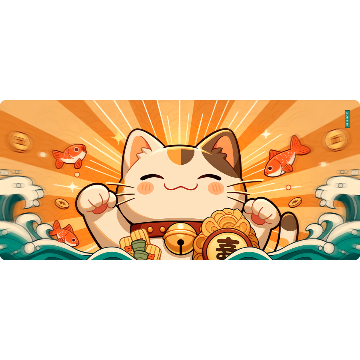 Коврик для мыши ZONE 51 Maneki-Neko XXL Cordura - Z51-PAD-NCB