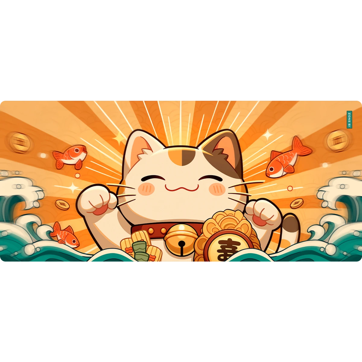 Коврик для мыши ZONE 51 Maneki-Neko XXL Jacquard - Z51-PAD-NJB