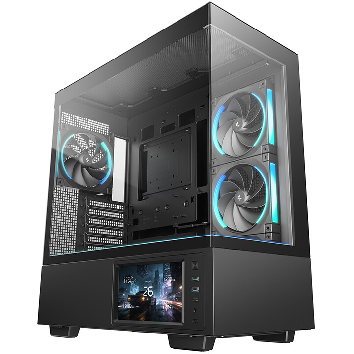 Корпус DeepCool CH690 LCD ARGB Black - R-CH690LCD-BKNNA0D-G