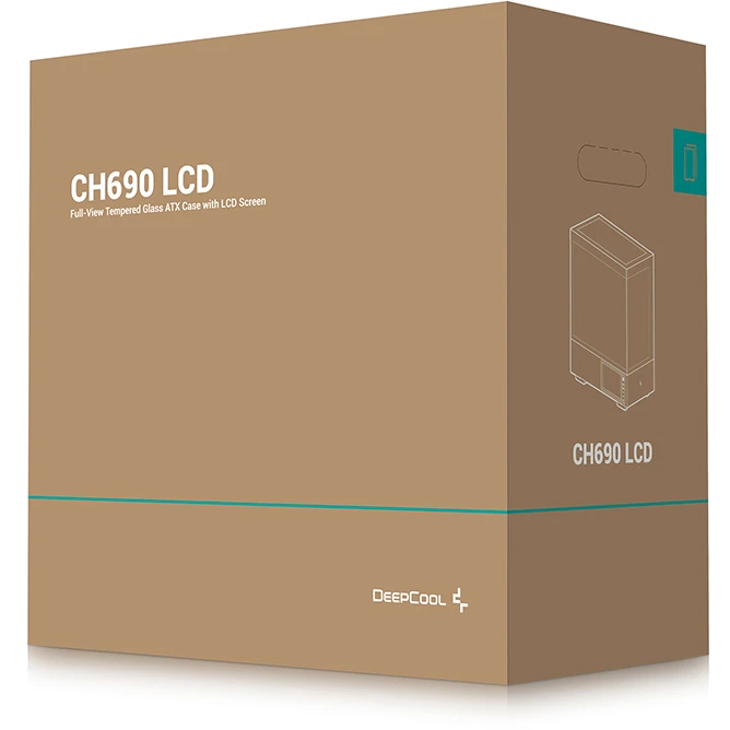 Корпус DeepCool CH690 LCD ARGB Black - R-CH690LCD-BKNNA0D-G - фото 11