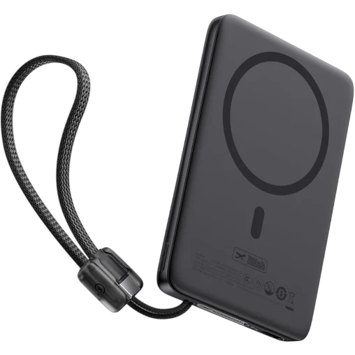 Внешний аккумулятор Baseus PicoGo AM41 Magnetic 10000mAh 27W Cosmic Black - E0029100 - фото 2