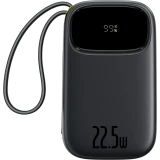 Внешний аккумулятор Baseus EnerFill FC31 QPow 3 Digital Display 20000mAh 22.5W Black (P10082107123-00)
