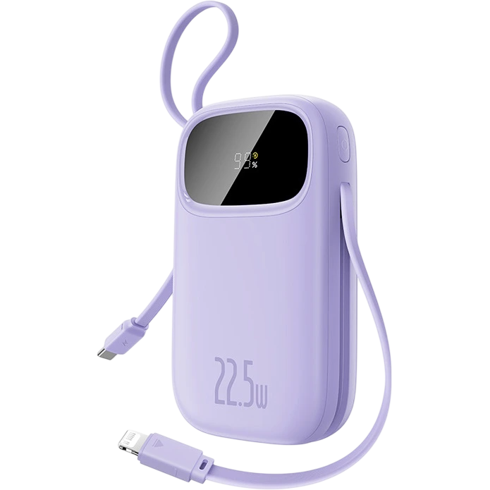 Внешний аккумулятор Baseus EnerFill FC31 QPow 3 Digital Display 20000mAh 22.5W Nebula Purple - E0022903