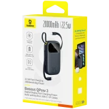 Внешний аккумулятор Baseus EnerFill FC31 QPow 3 Digital Display 20000mAh 22.5W Cosmic Black (E0022900)