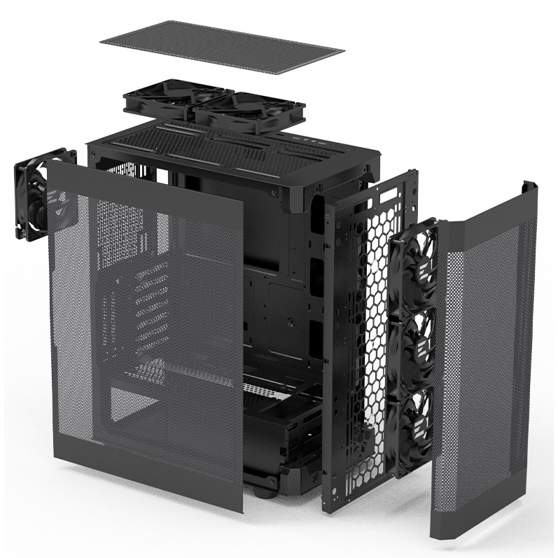 ..... Корпус Zalman i4 Black, царапина на лицевой панели - фото 7