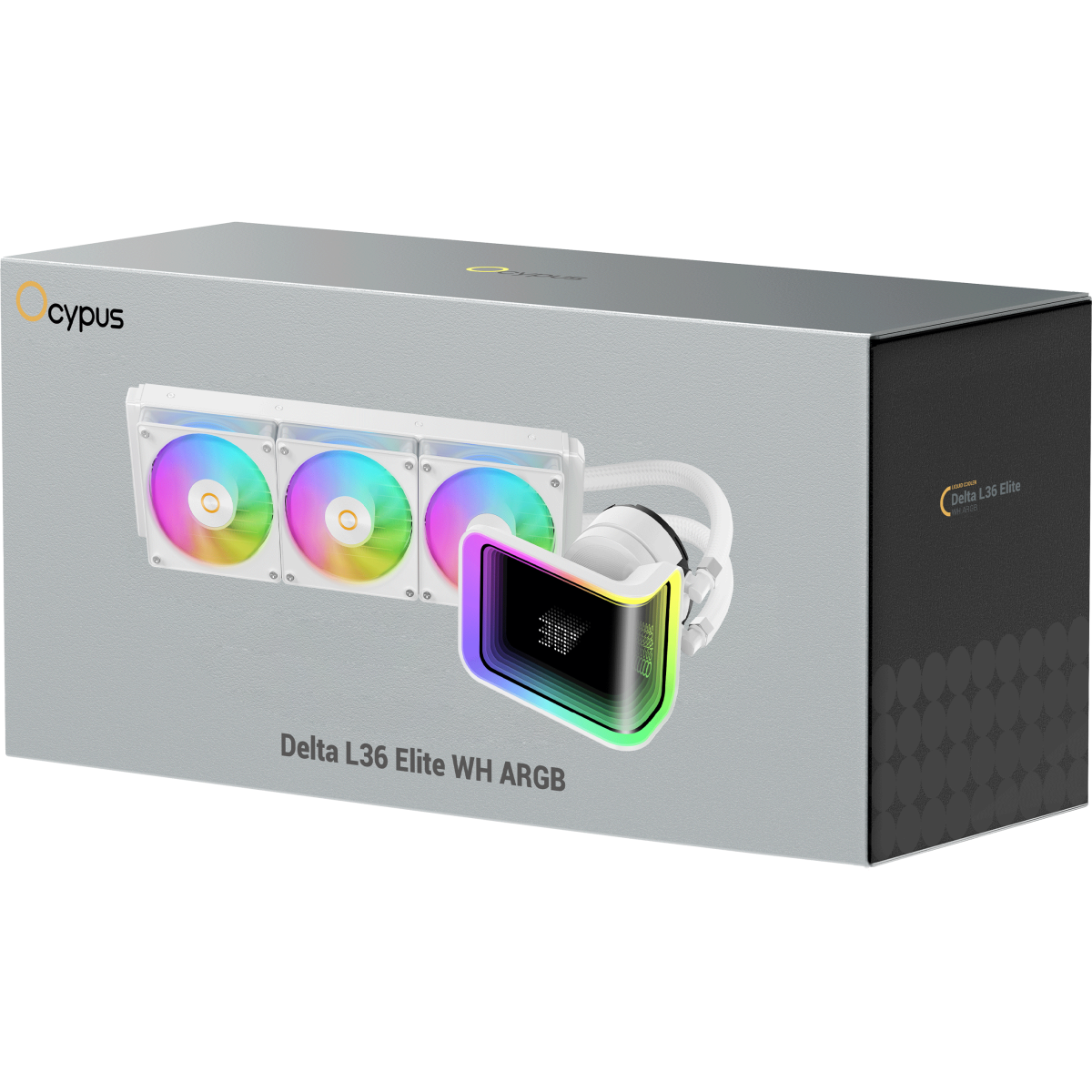 Система жидкостного охлаждения Ocypus Delta L36 Elite ARGB Digital WH - Delta-L36-WH3AAWDN00E-GL - фото 8