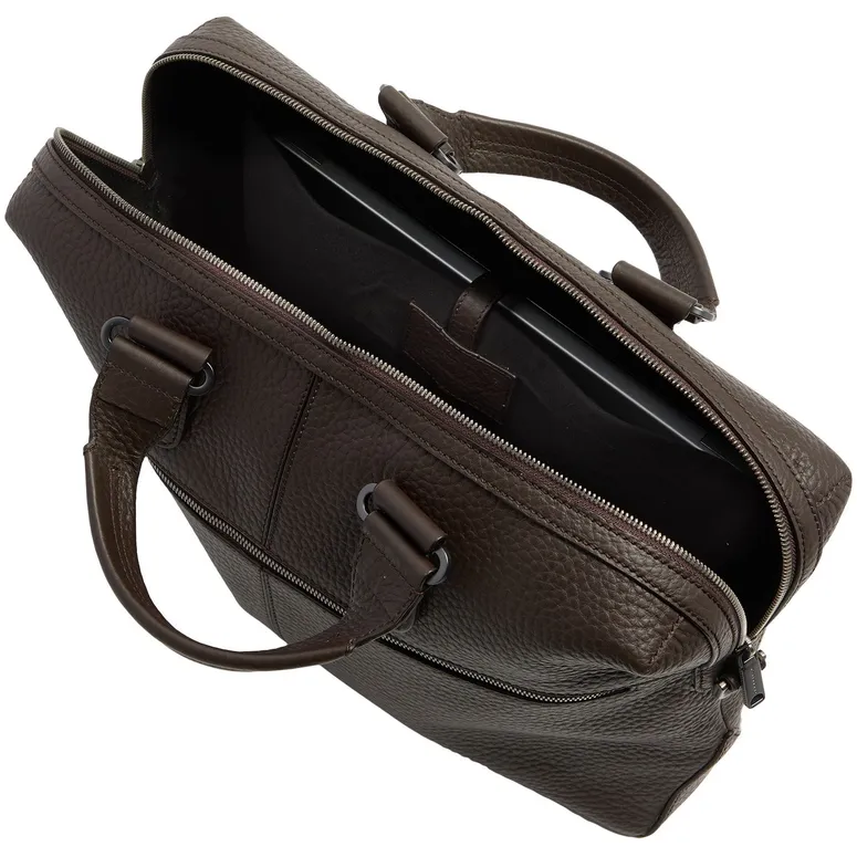 Сумка для ноутбуков The Bridge Manfredi 14" Dark Brown (064706QQ/01Y) - фото 5
