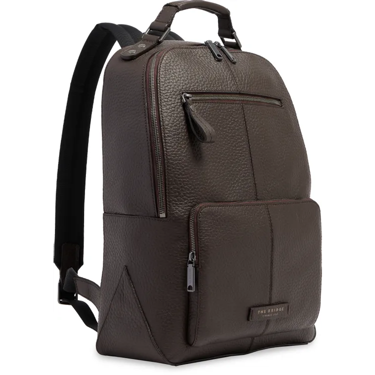 Рюкзак для ноутбука The Bridge Manfredi 13" Dark Brown (064716QQ/01Y) - фото 2